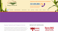 Desktop Screenshot of massageandwellness.com